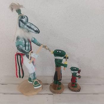 カチナドール　ネイティブアメリカン　ズニ　ナバホ　ホピ Amazon | カチナドール スクオッシュ ホピ族 人形 ネイティブ